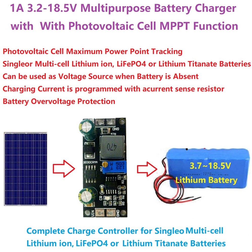MPPT 1A LiPo Solar Şarj Kontro - Drone Solar Charger incelemesi ve fiyatı
