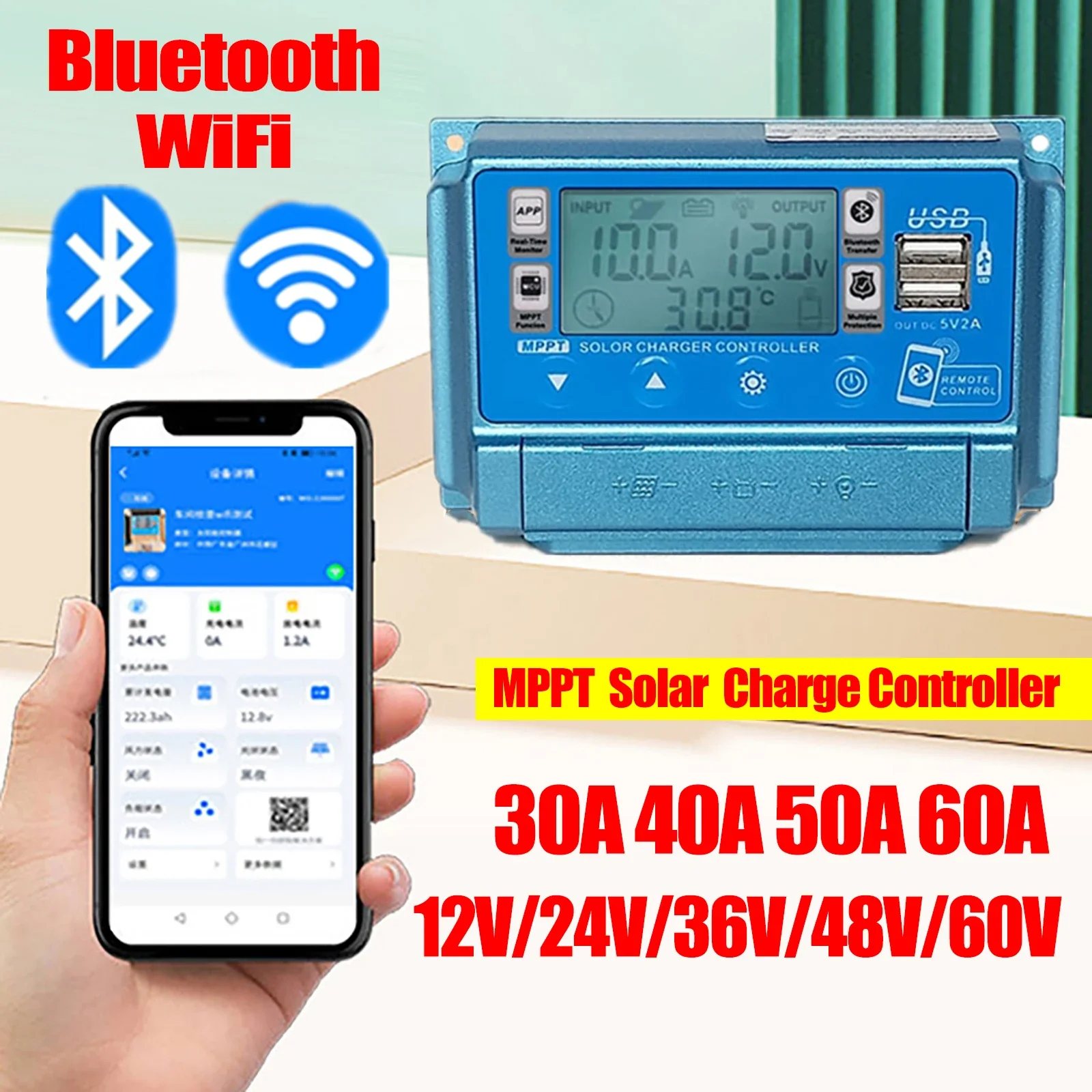 12V24V36V48V60V 30A/40A/50A/60 - Drone Solar Charger incelemesi ve fiyatı